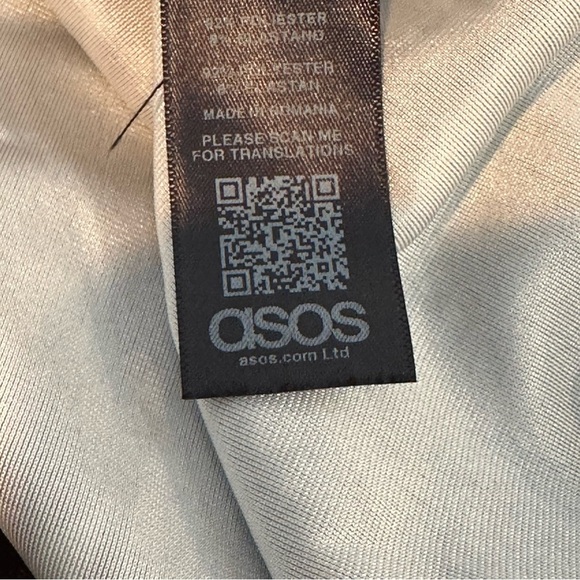 ASOS velvet floral black midi length dress - Picture 11 of 12